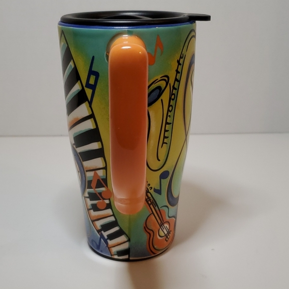 Multicolored Musical Glass Coffee Cups - Picture 3 of 4